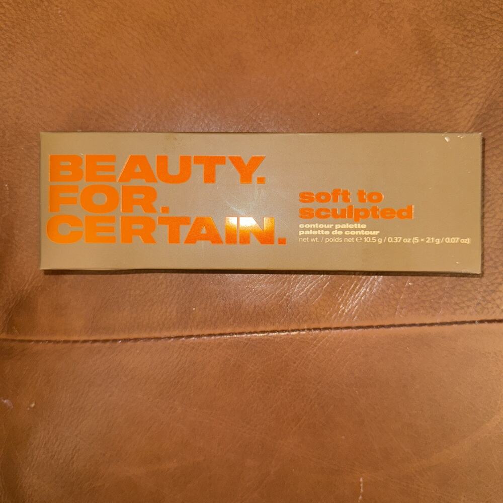 Beauty for certain soft sculpted contour palette Sand clay Stone spice mocha